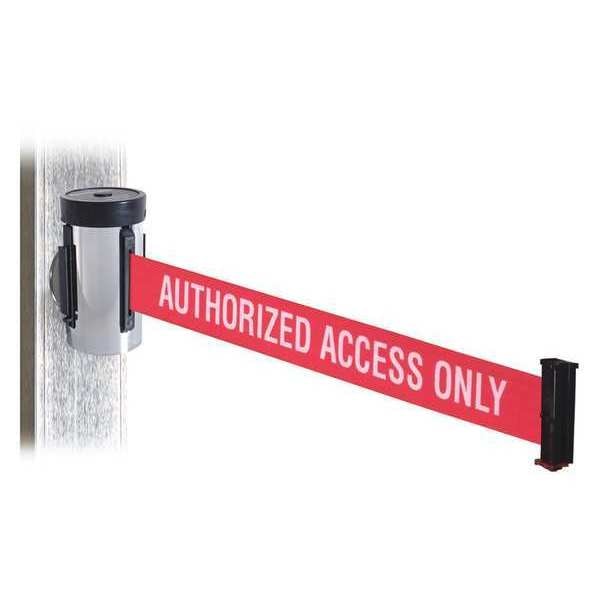 Belt Barrier, PC Finish, Magnet, 2-1/2in. W