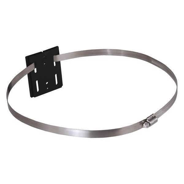 Wall Mount Plate, Black, 12 in. L