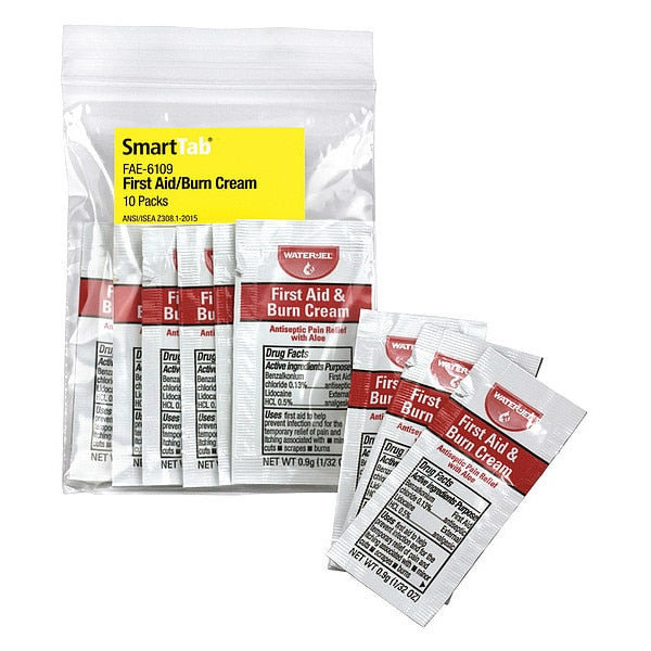 First Aid Kit Refill, Burn Cream, 10 Per Bag