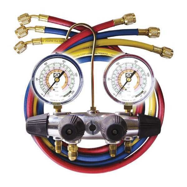 Mechanical Manifold Gauge Set, 4 Valves