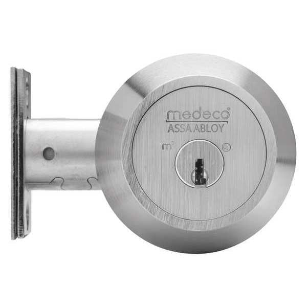 Deadbolt, Double, 2-3/8 in. Backset, 5 Pins