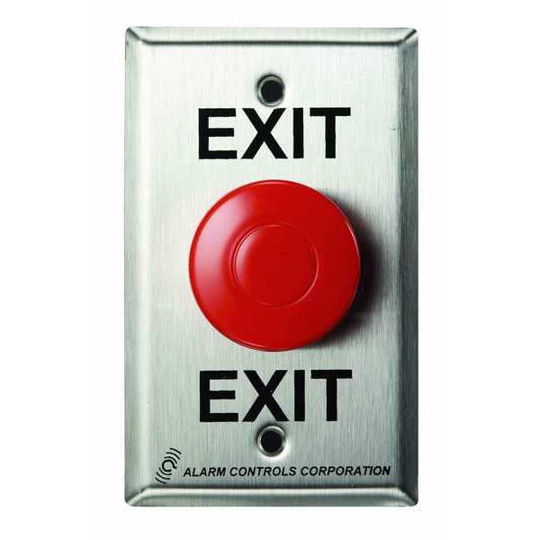 Push Button, Plastic, w/Face Plate