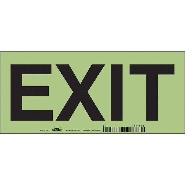 Exit Sign, English, 9