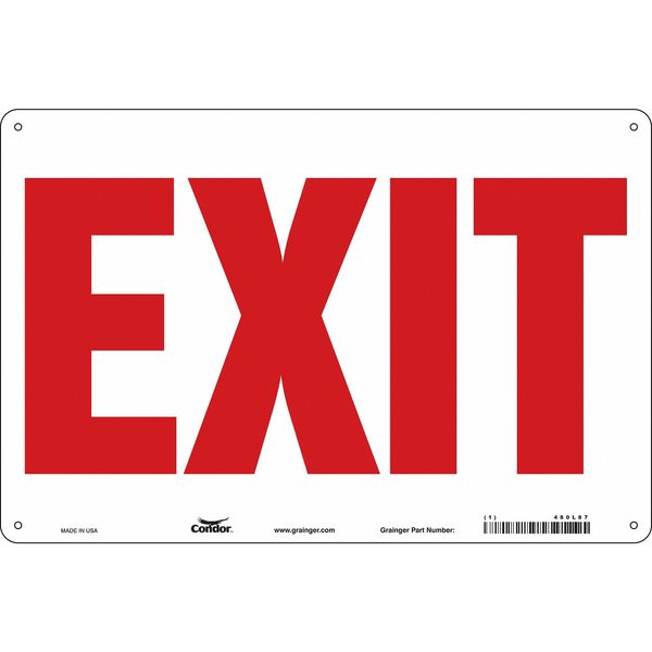 Safety Sign, 24 in x 36 in, Polyethylene