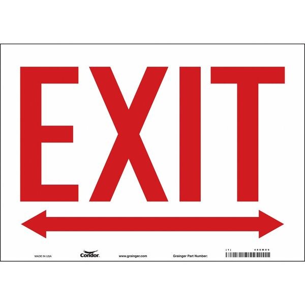 Safety Sign, 10 in x 14 in, Vinyl