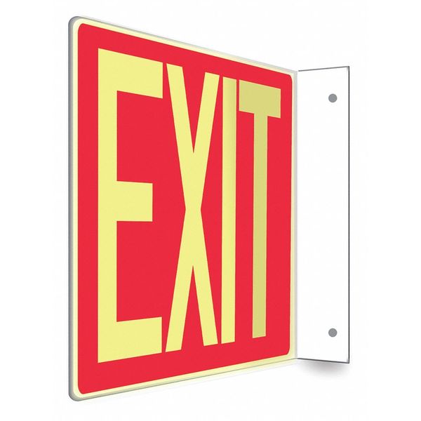 Safety Sign, 8 inx12 in, PETG