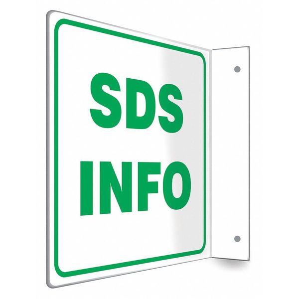 Safety Sign, 8 inx8 in, PETG