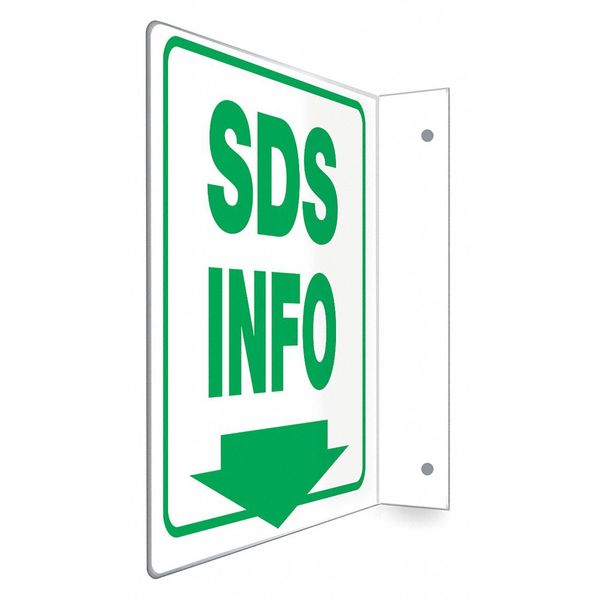 Safety Sign, 12 inx9 in, PETG