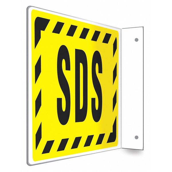 Safety Sign, 8 inx12 in, PETG