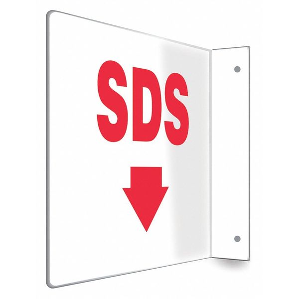 Safety Sign, 8 inx12 in, PETG