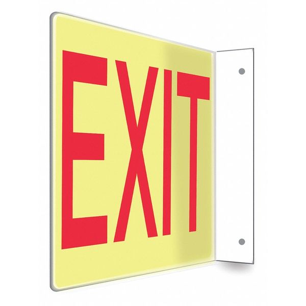 Safety Sign, 8 inx12 in, PETG