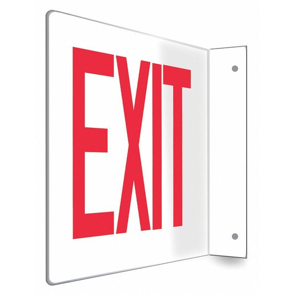 Safety Sign, 8 in x 12 in, PETG