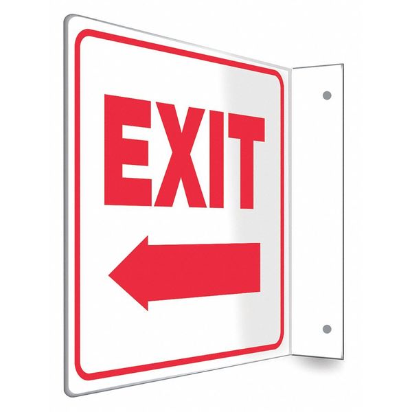 Safety Sign, 8 in x 8 in, PETG