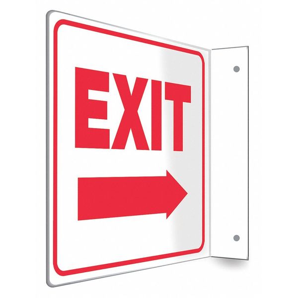 Safety Sign, 8 in x 8 in, PETG