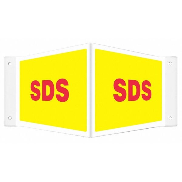 Safety Sign, 8 inx18 in, PETG