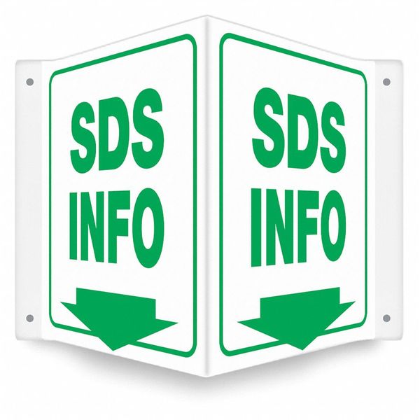 Safety Sign, 12 inx14 in, PETG