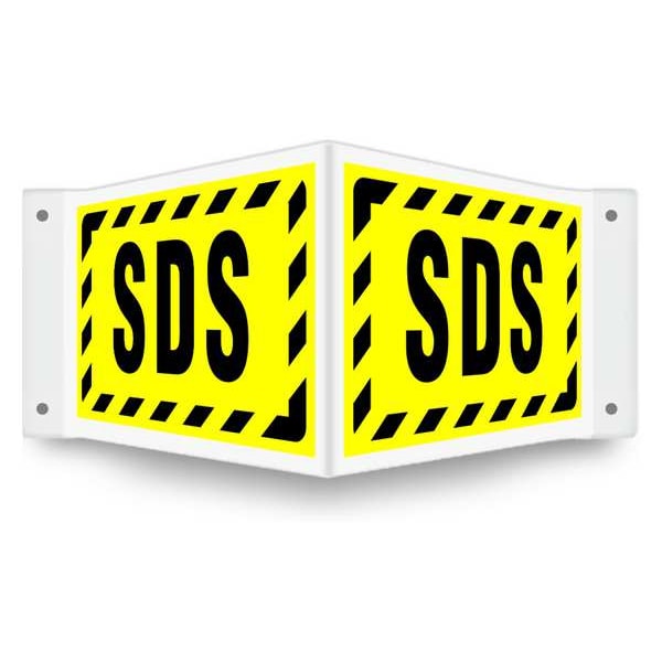 Safety Sign, 8 inx18 in, PETG