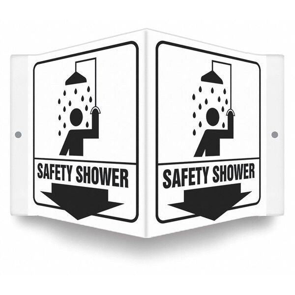 High Visibility Safety Sign, 8-1/2