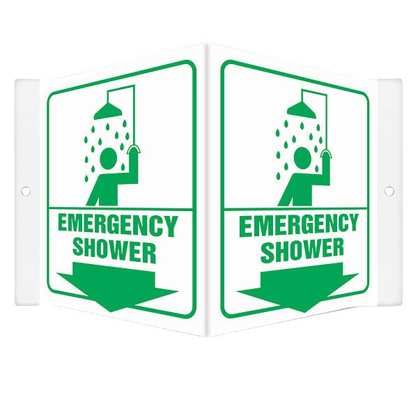 High Visibility Safety Sign, 8-1/2