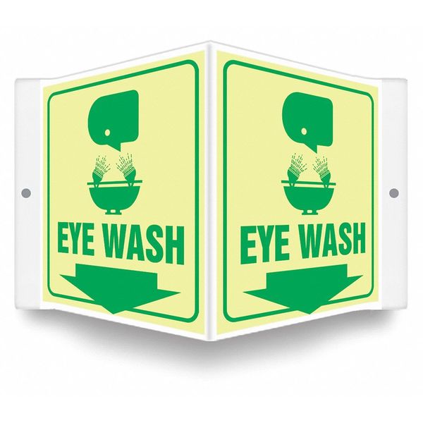 High Visibility Safety Sign, 8-1/2