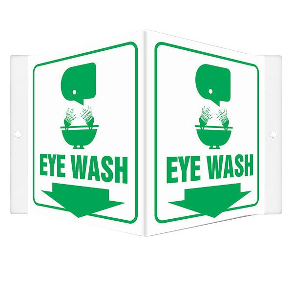 High Visibility Safety Sign, 8-1/2