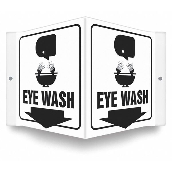 High Visibility Safety Sign, 8-1/2