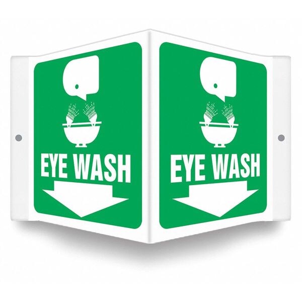 High Visibility Safety Sign, 8-1/2