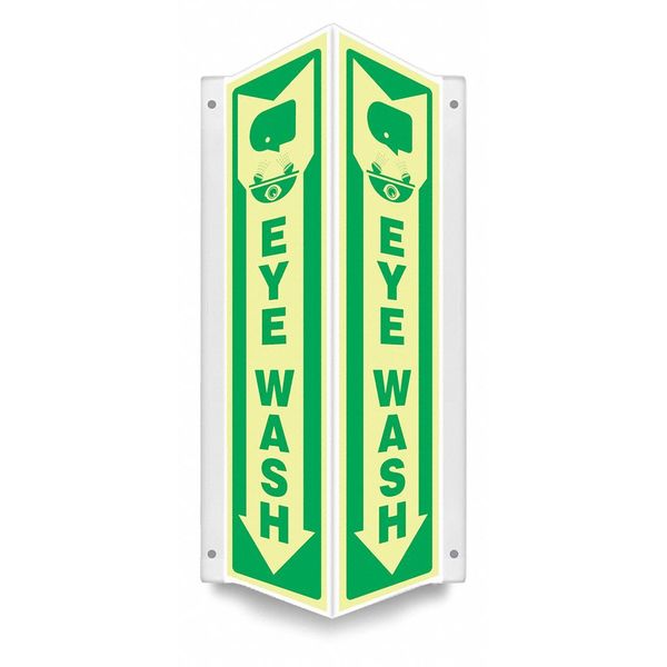 High Visibility Safety Sign, 7-1/2