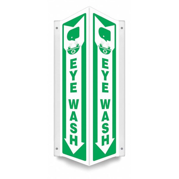 High Visibility Safety Sign, 7-1/2