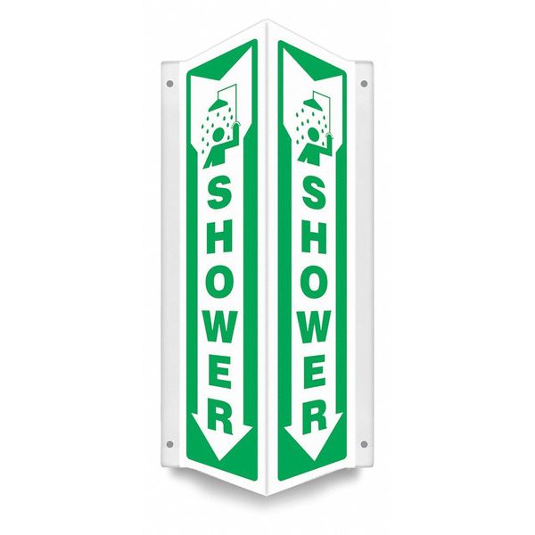 High Visibility Safety Sign, 7-1/2