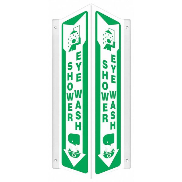 High Visibility Safety Sign, 7-1/2