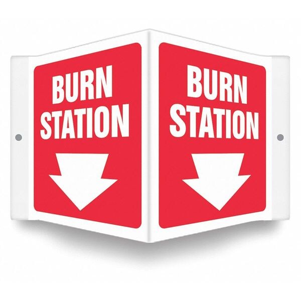 High Visibility Safety Sign, 8-1/2