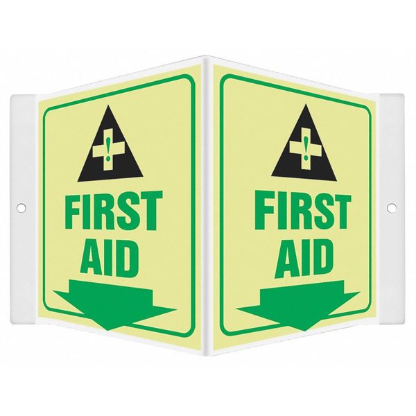 High Visibility Safety Sign, 8-1/2