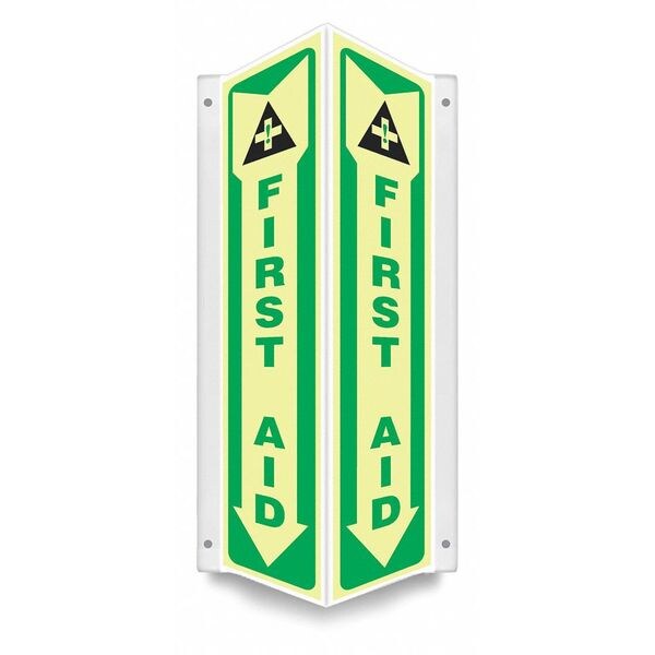 High Visibility Safety Sign, 7-1/2