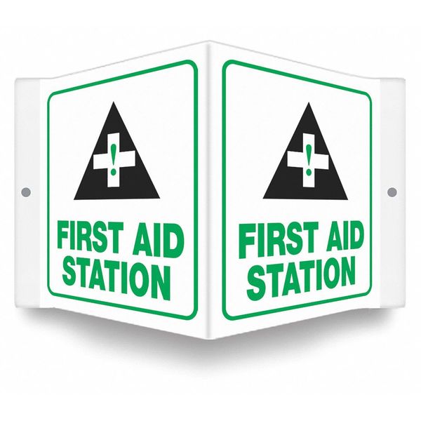 High Visibility Safety Sign, 8-1/2