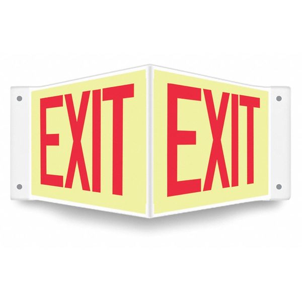 Safety Sign, 8 in x 18 in, PETG