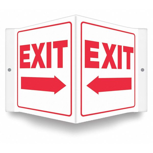 Safety Sign, 6 in x 8 1/2 in, PETG