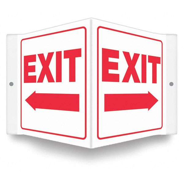 Safety Sign, 6 in x 8 1/2 in, PETG