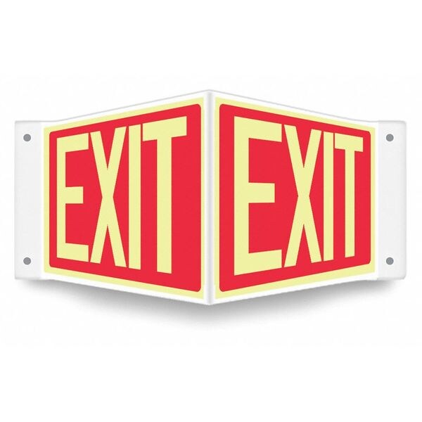 Safety Sign, 8 inx18 in, PETG