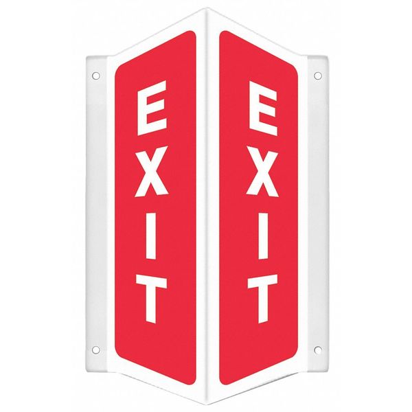 Exit Sign, English, 7-1/2