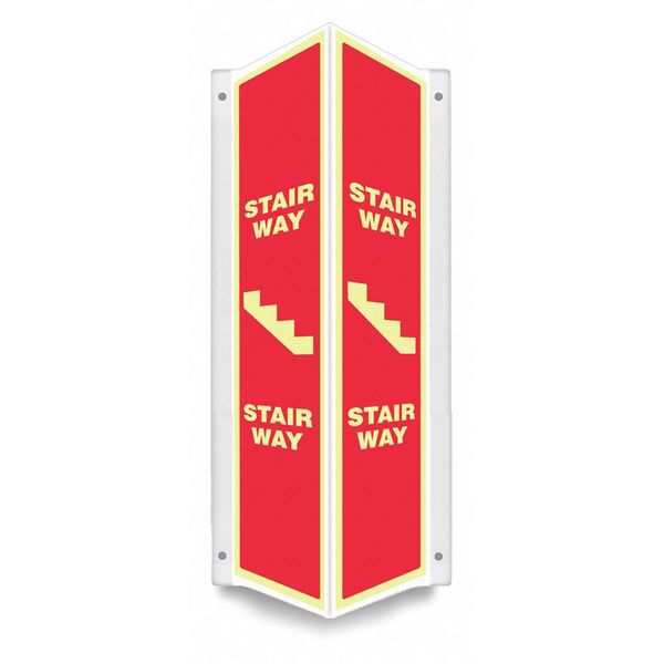 High Visibility Safety Sign, 7-1/2