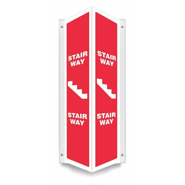 High Visibility Safety Sign, 7-1/2