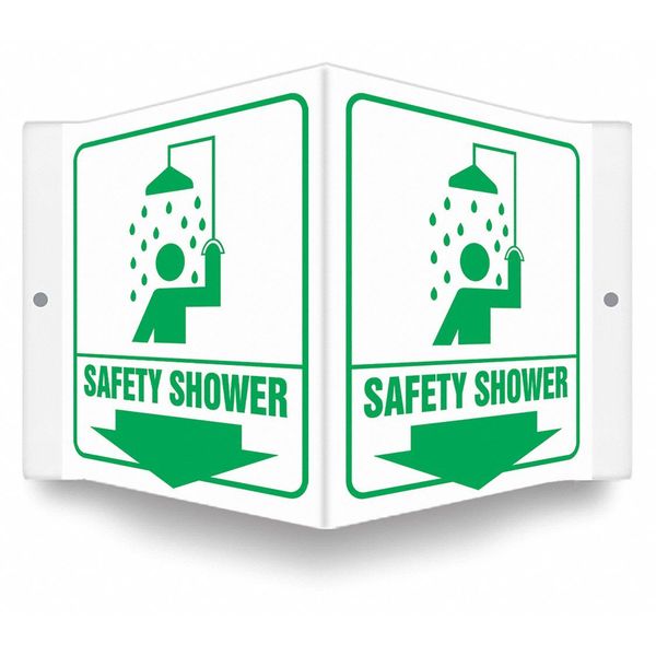 High Visibility Safety Sign, 8-1/2