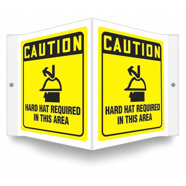 High Visibility Safety Sign, 8-1/2