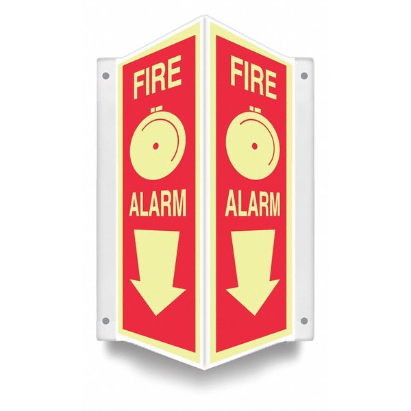 High Visibility Safety Sign, 7-1/2