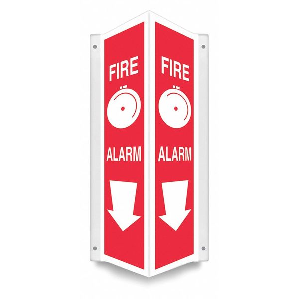 High Visibility Safety Sign, 7-1/2