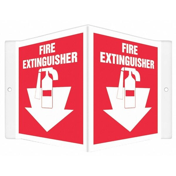 High Visibility Safety Sign, 8-1/2