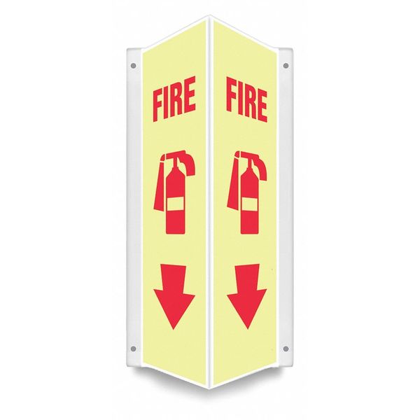 High Visibility Safety Sign, 7-1/2