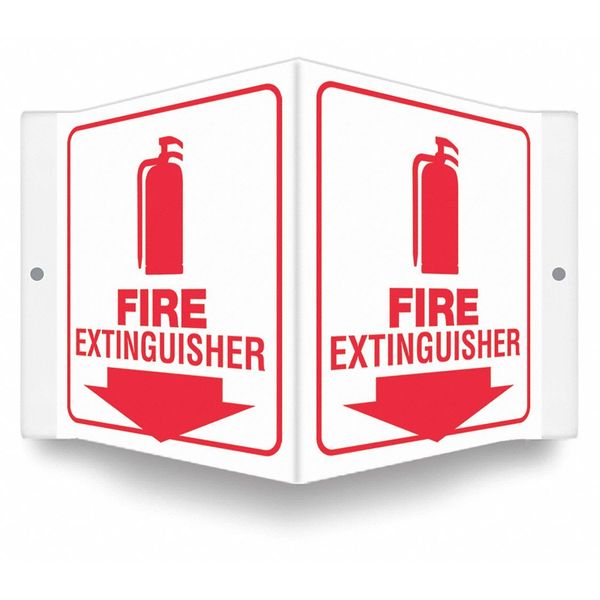 High Visibility Safety Sign, 8-1/2