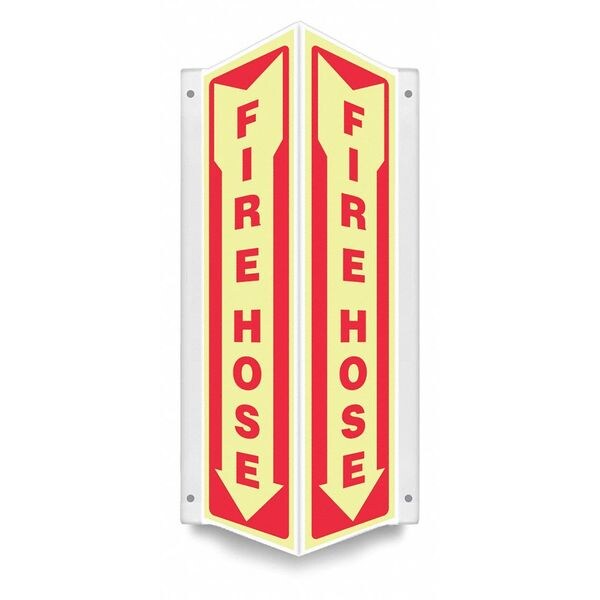 High Visibility Safety Sign, 7-1/2